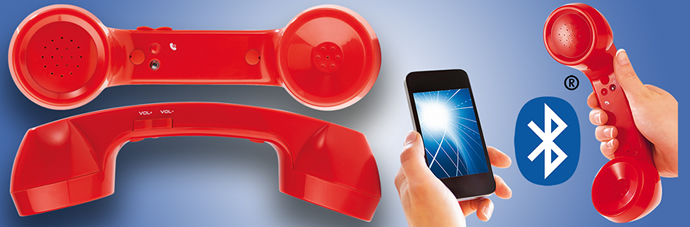 RetroPhone®, De draadloze telefoonhoorn voor uw smartphone!
