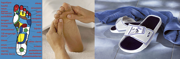 SlimReflex® Bioslippers, SlimReflex® Therapeutische Bioslippers voor heerlijke voetmassage