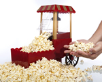 Classic PopcornCar®, similar on TV, Met de Classic PopcornCar® maakt u thuis heerlijke popcorn als in de bioscoop