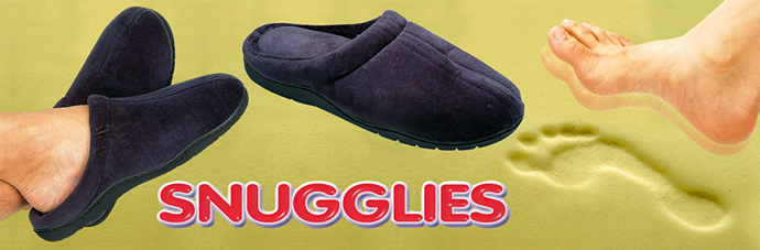 Snugglies® maat 44-45, Maak een einde aan pijnlijke en vermoeide voeten met deze comfortslippers