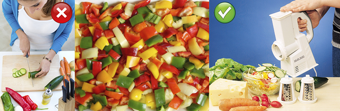SaladShape®, Supersnel en gezond voedsel bereiden met deze SaladShape®