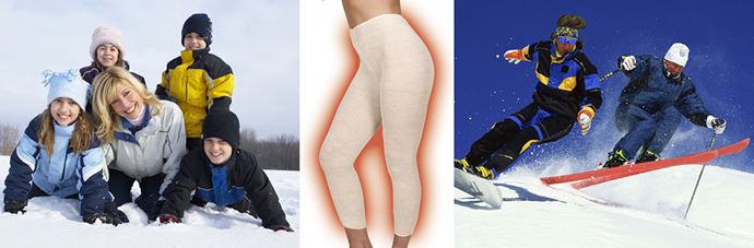 ThermoGear® LegWarmers wit, Originele LegWarmers beschermen uw benen tegen ijzige winterkou